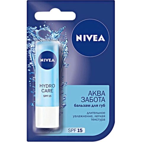 Dodaq balzamı Nivea Akva Qulluq, 4.8 q — Bakı