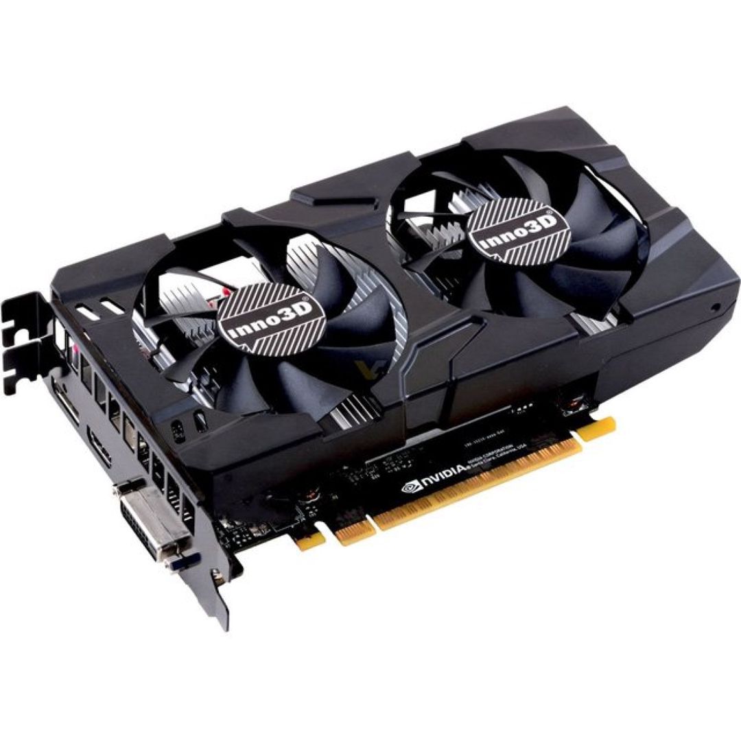 Videokart INNO3D GeForce GTX 1050 Ti 4GB Compact (N105T-1SDV-M5CM) — Qrafik kartlar, Bakı (2)