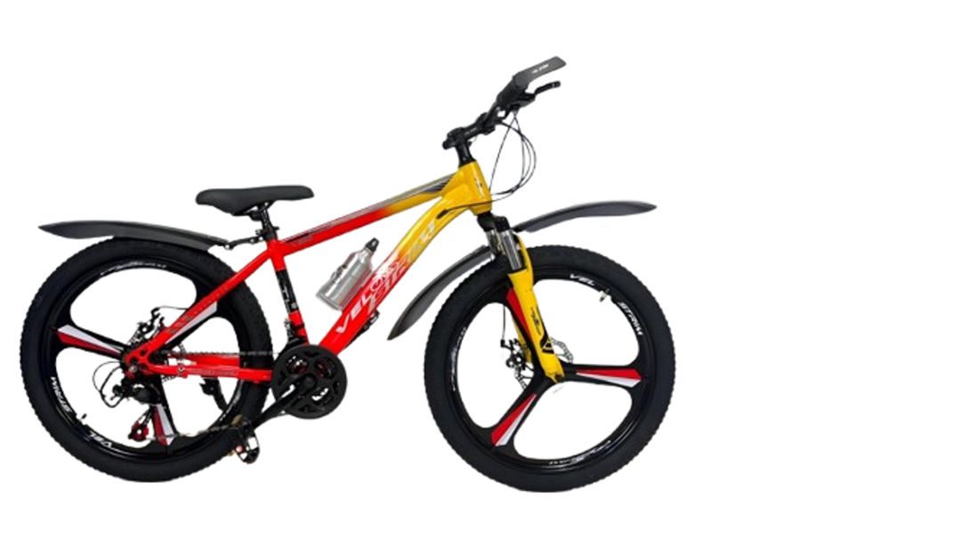 Velosiped VeloStrim Mercedes, 26", qırmızı/sarı — Velosipedlər, Bakı