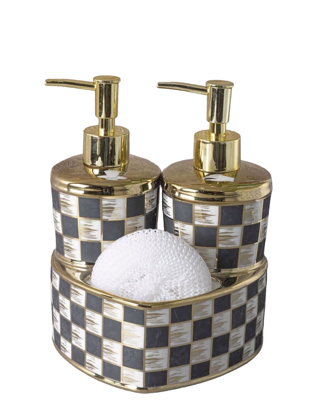 Hamam üçün dəst G7-6547, qızılı/qara — Mallar, Bakı