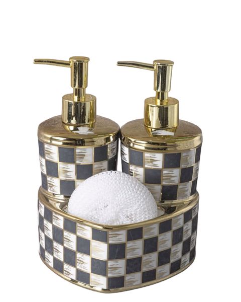 Hamam üçün dəst G7-6547, qızılı/qara — Bakı