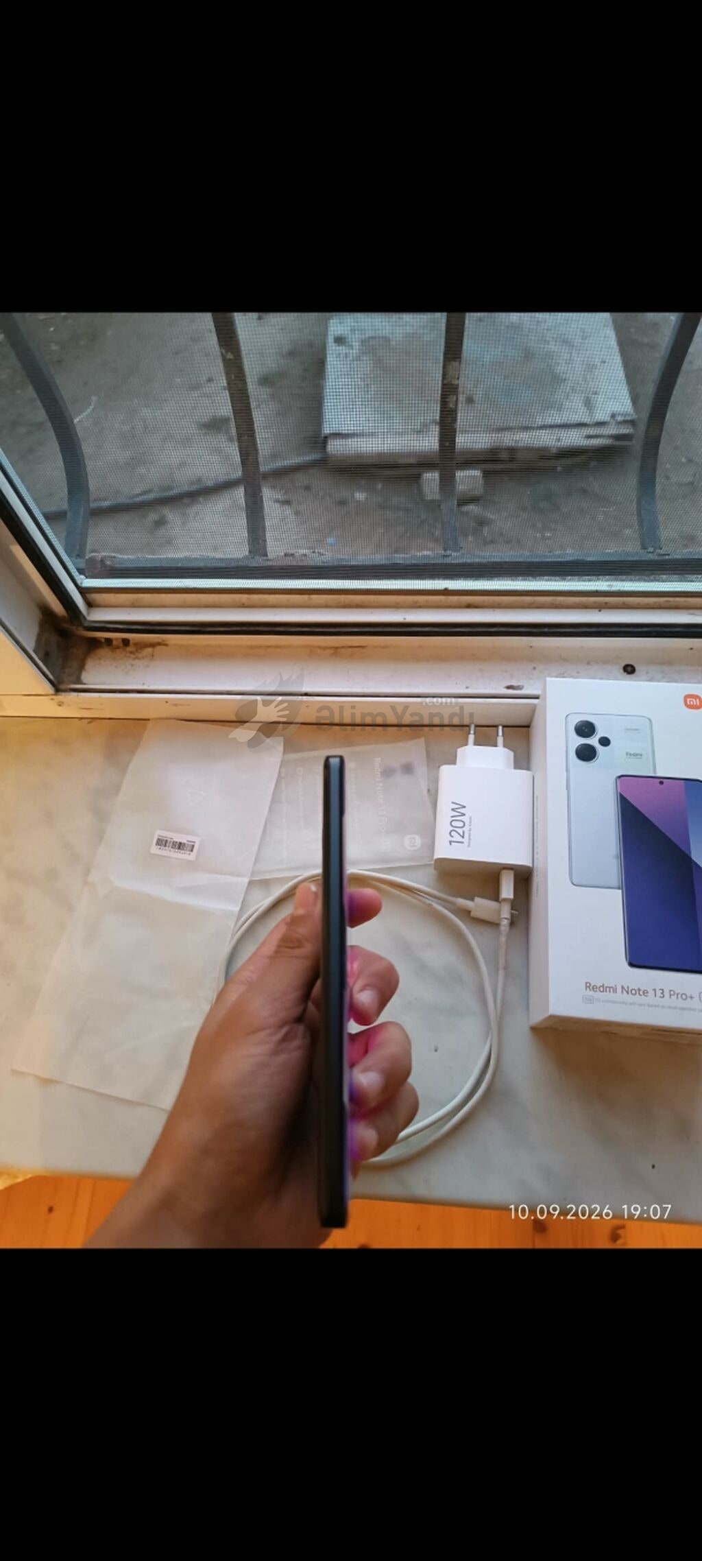Redmi Note 13 Pro+, 256 GB, rəng - Qara, Barmaq izi, İki sim — Elektronika, Bakı (2)