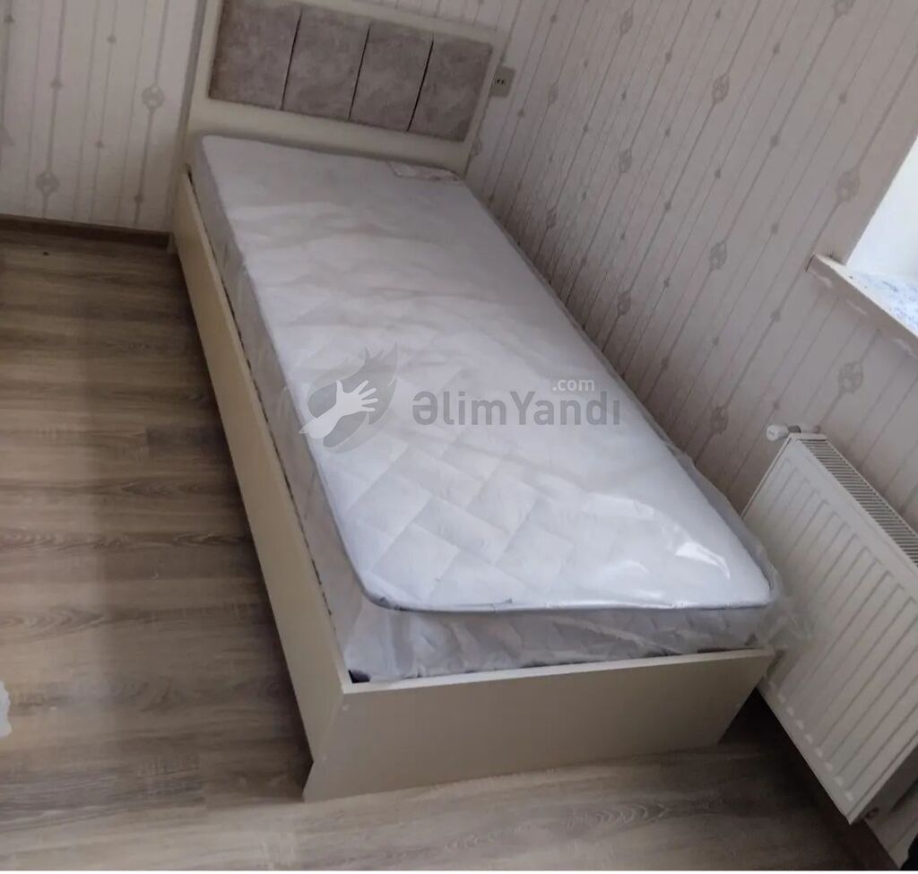 Yeni, Təknəfərlik çarpayı, Bazasız, Matras ilə, Siyirməsiz — Yataq otağı mobilya dəstləri, Bakı (6)