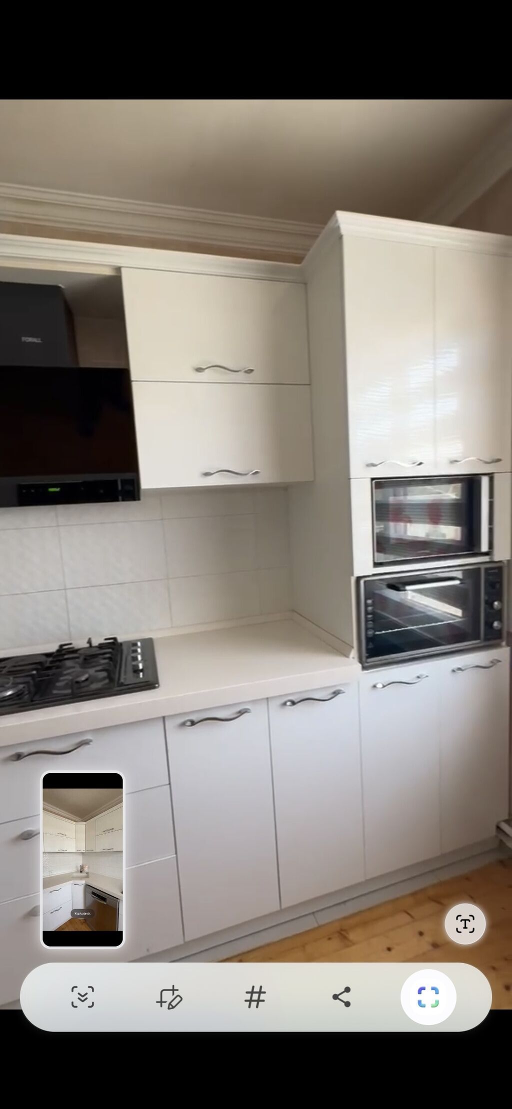 Metbex mebeli satilir. Üzeri tokme mermer. Mdf Olcusu En 1.96 — Mətbəx mobilyası, Mehdiabad (2)