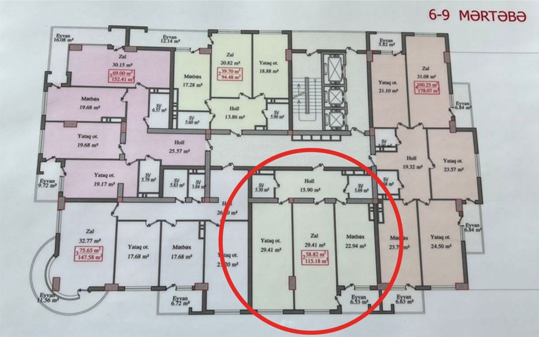 Satılır 2 otaqlı yeni tikili 115.2 m² — Mənzil, Bakı (3)