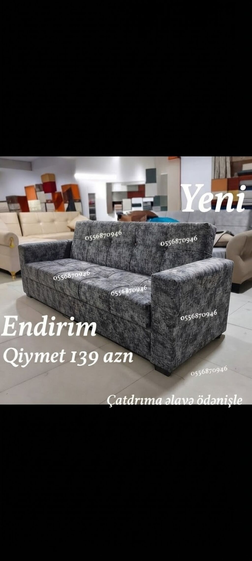 Divan, Yeni, Açılan, Bazalı, Parça, Ödənişli çatdırılma — Divanlər, Bakı (3)