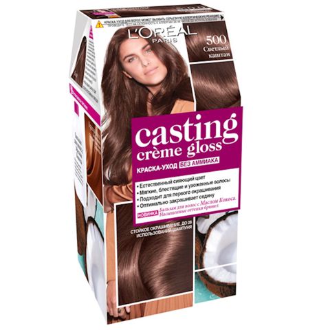 Saç boyası L'Oréal Paris Casting Creme Gloss 500 Açıq şabalıd 180 ml — 11.99 ₼ · Bakı · Mallar Saç boyası L'Oréal Paris Casting Creme Gloss 500 Açıq şabalıd 180 ml — Bakı