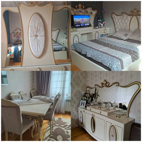 İkinəfərlik çarpayı, Dolab, Termo, 2 tumba, İşlənmiş — 700 ₼ · Bakı · Yataq otağı mobilya dəstləri İkinəfərlik çarpayı, Dolab, Termo, 2 tumba, İşlənmiş — Bakı
