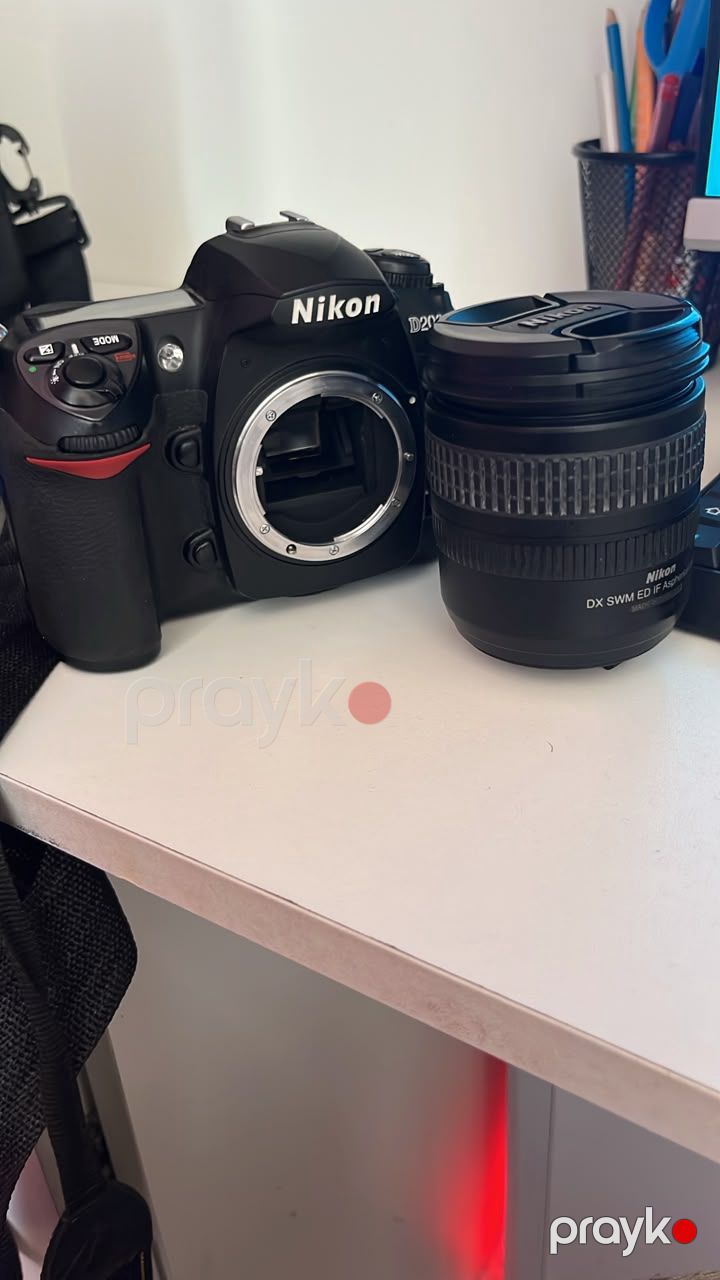 Nikon D200DSLR Fotokamera 18-55mm Lens ilə — Fotoaparat, Bakı (3)