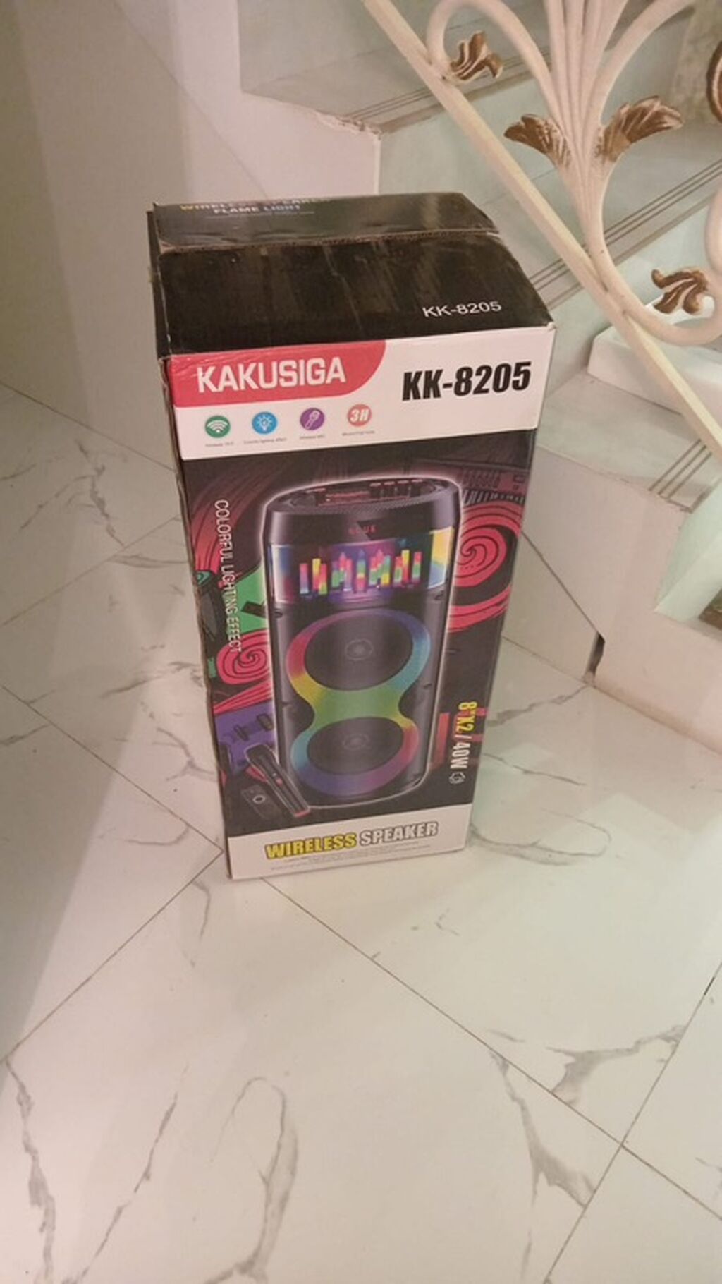 Kakusiga KK-8205 simsiz akustik kolon və mikrofon seti - Model — Dinamiklər və akustik sistemlər, Digah (3)