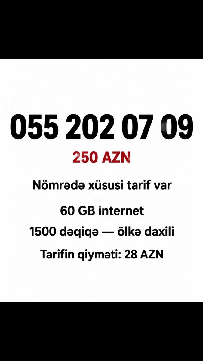 Bakcell nömrə – (055) 219-76-76 — Sim kartlar, Bakı