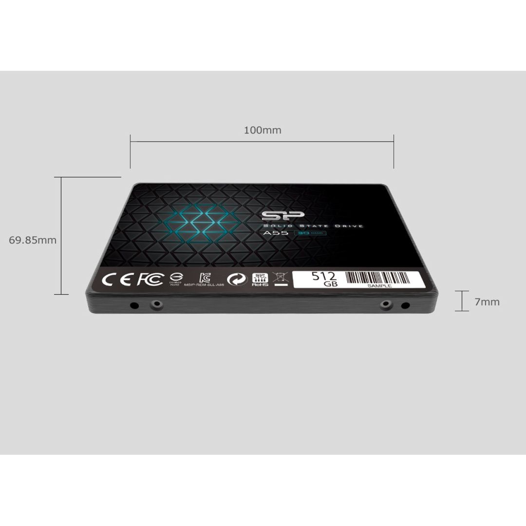 SiliconPower A55 2.5 Sata SSD,256GB,TLC — Sabit diskləri, Bakı (2)