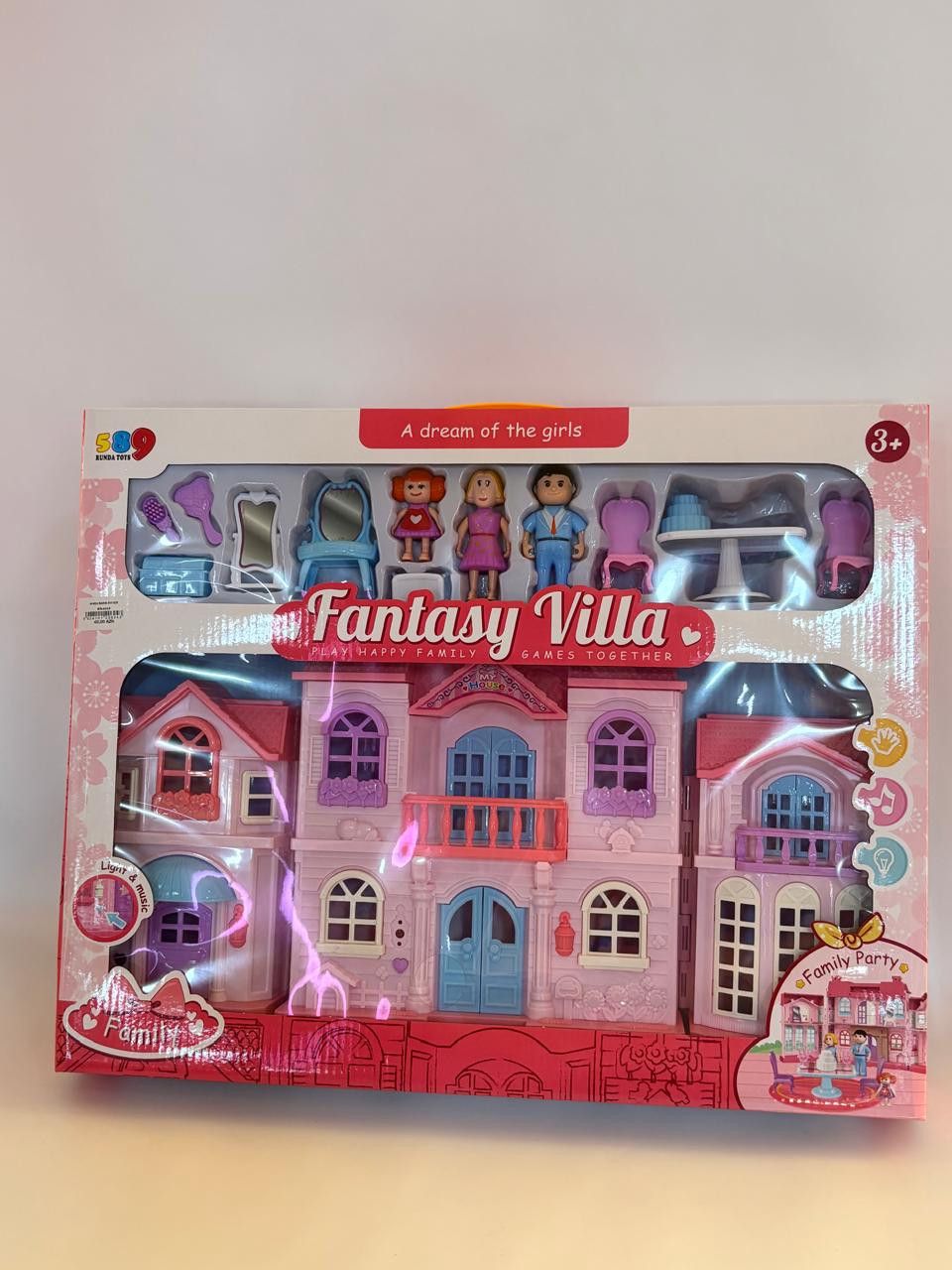 Kukla evi M-624 Fantasy Villa 528, plastik — Mallar, Bakı