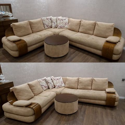 Künc divan satılır 300azn. Problemsizdir. Ölçüsü evə uyğun olmadığı — Bakı