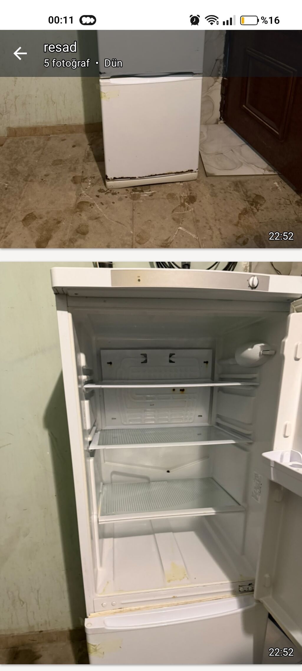 Indesit iki qapılı soyuducu - Marka/model: Indesit, üstdə soyuducu — Soyuducular, Xırdalan (2)