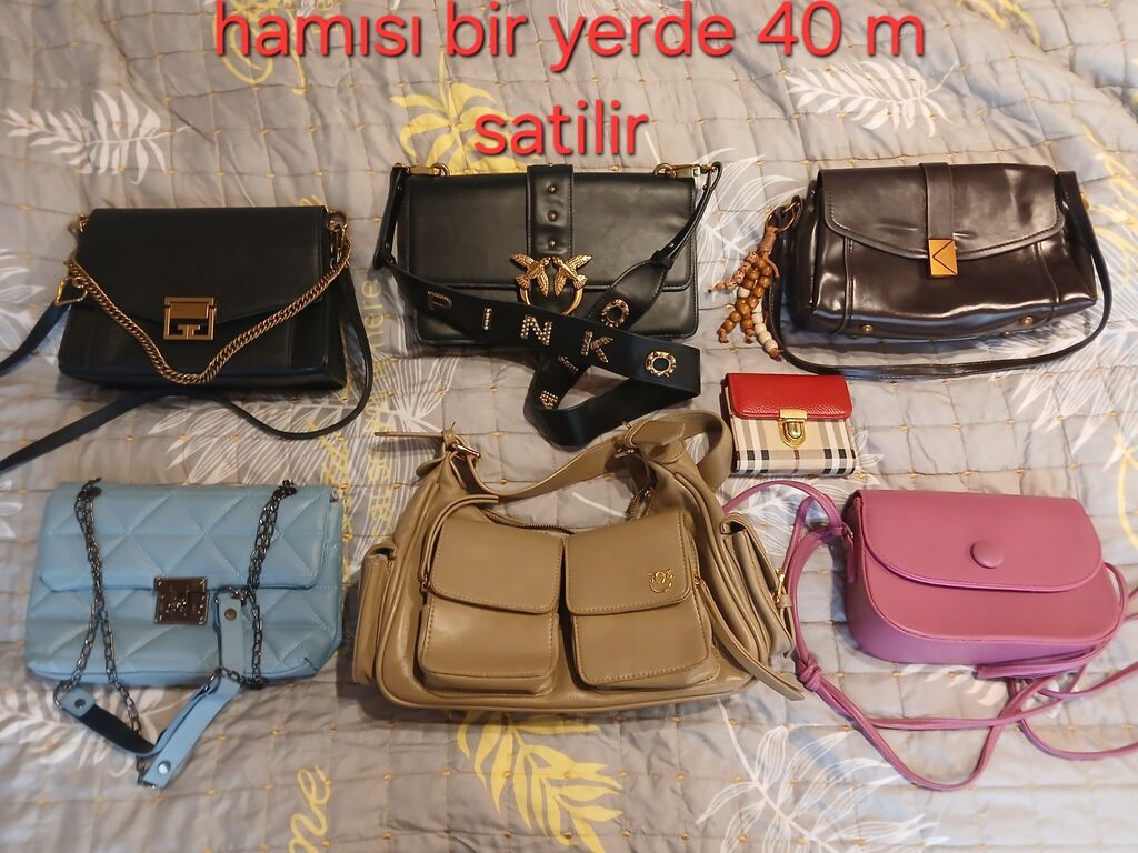 hamısı bır yerde 40 m satılır.Qadın çanta dəsti – 7 ədəd çanta — Çantalar, çamadanlar, cüzdanlar, Digah