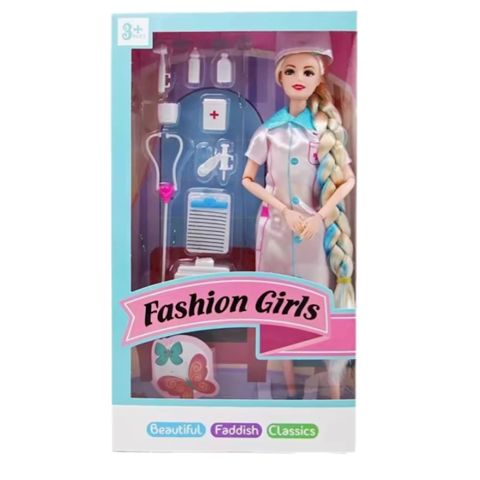 Oyun dəsti Fashion Girls: kukla-həkim + tibb alətləri, plastik, 3+ — 9.9 ₼ · Bakı · Mallar Oyun dəsti Fashion Girls: kukla-həkim + tibb alətləri, plastik, 3+ — Bakı