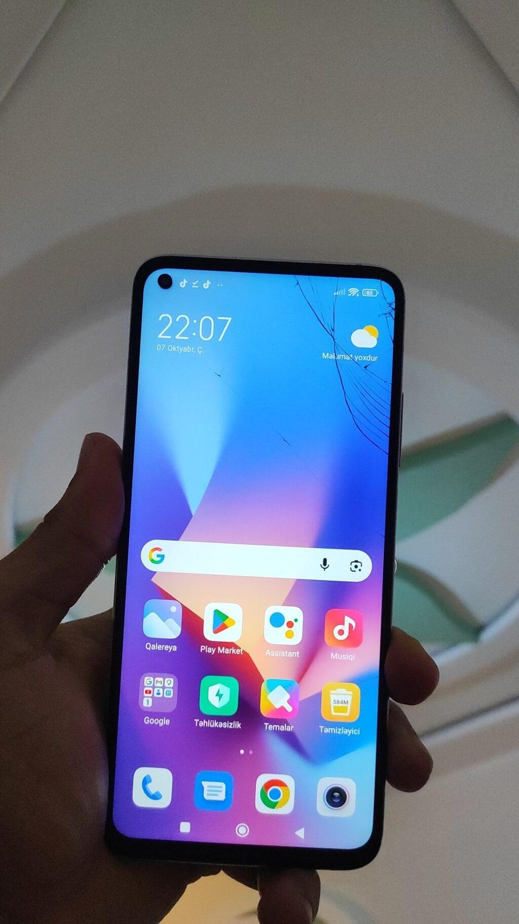 Xiaomi Mi 10T, 128 GB, rəng - Ağ, Qırıq — Xiaomi, Masazır (2)