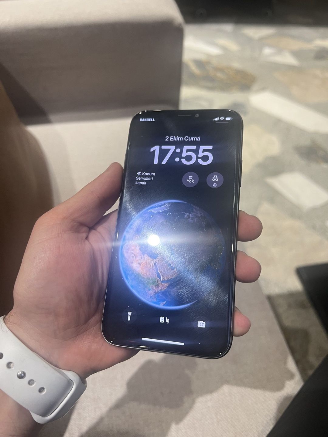 Apple iPhone X Space Gray 64GB/3GB — Smartfonlar, Bakı (4)
