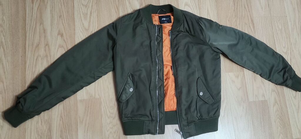 Unisex bomber gödəkçə – - Rəng: xaki (zeytun yaşıl) - Daxili: parlaq — Kurtkalar, Bakı (5)