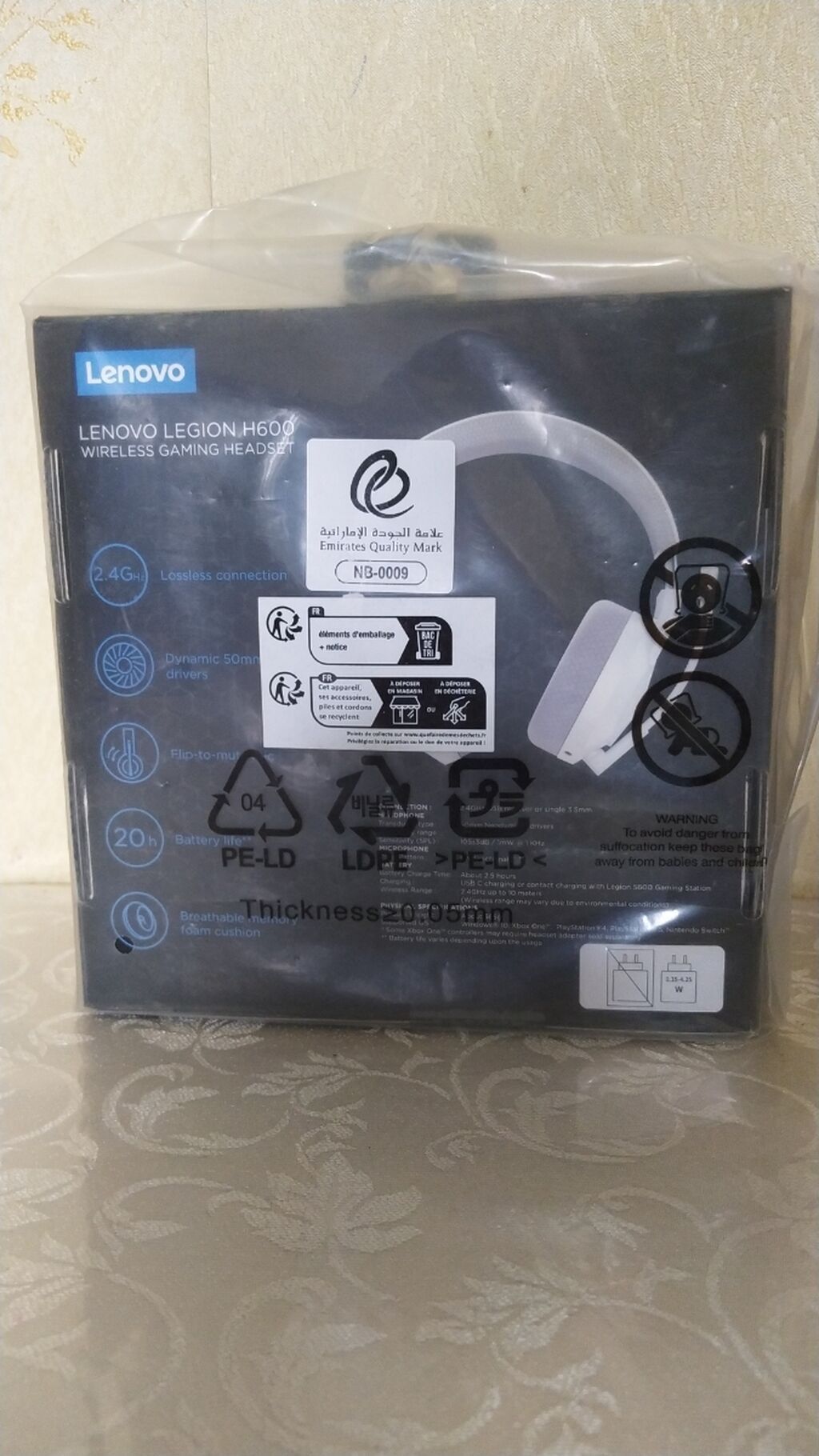 Yeni Simsiz (Bluetooth) Qulaqcıqlar, Lenovo, rəng - Ağ — Qulaqcıqlar, Bakı (2)