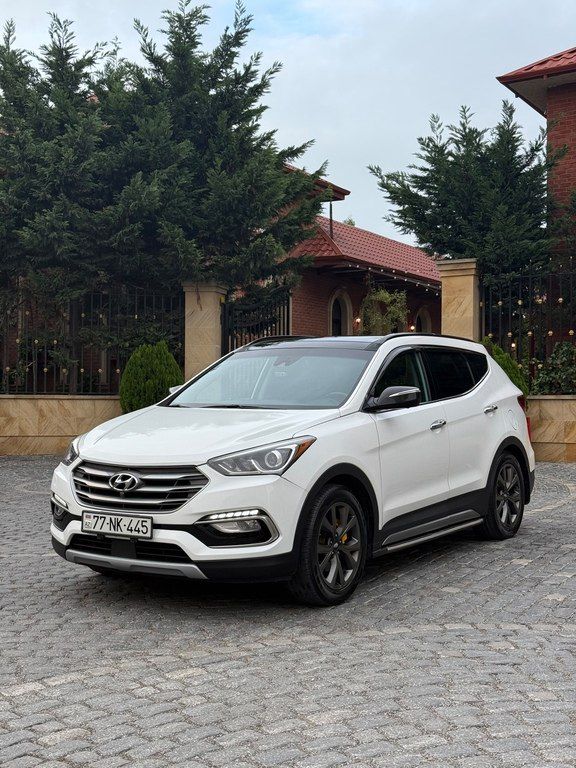 Hyundai Santa Fe, 2.0 L, 2018 il, 110 000 km 77-NK-445 — Avtomobillər, Bakı (3)