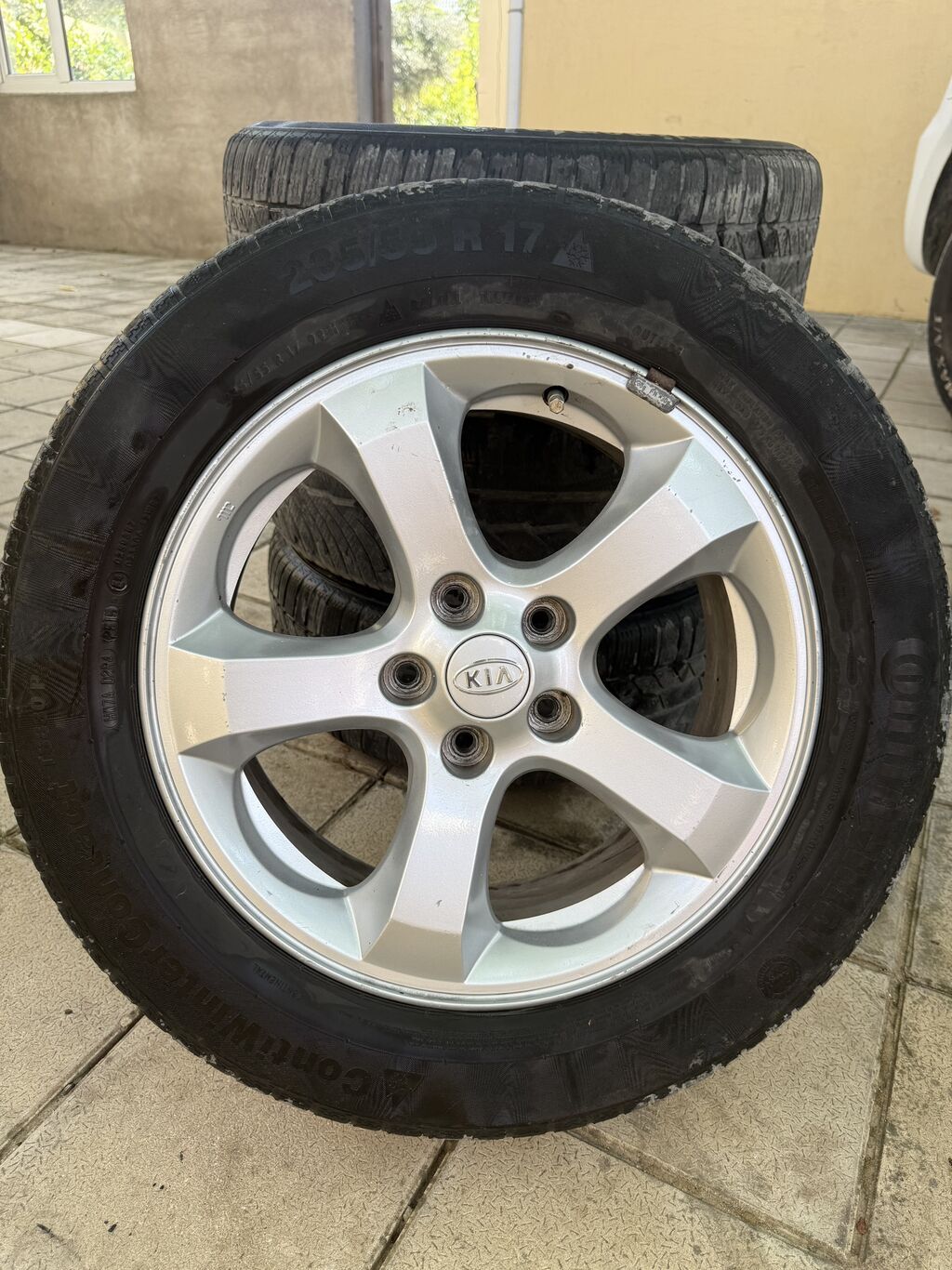 İşlənmiş Disk təkər Kia 235 / 55 / R 17, 5 Boltlu — Diskləri, Saray (5)