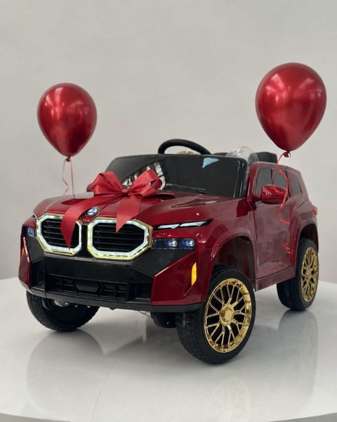 Uşaq üçün elektrikli ride-on avtomobil – qırmızı rəngdə, premium — Bakı