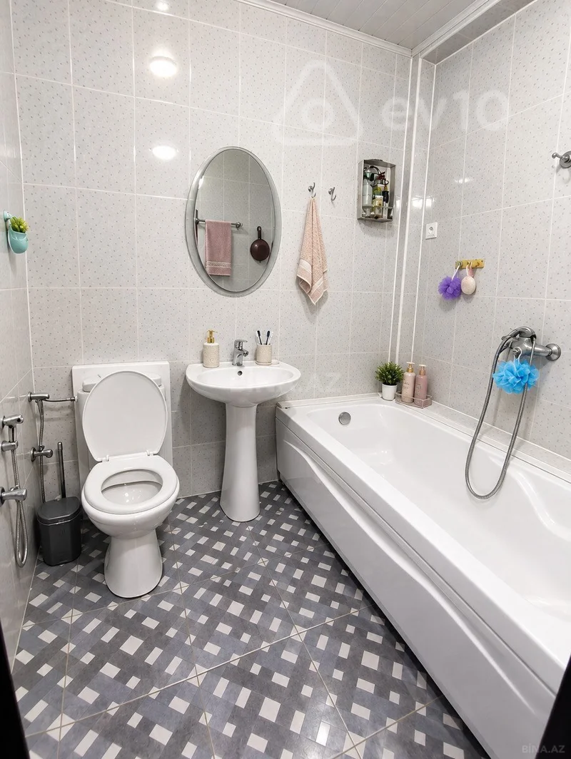 2 otaqlı mənzil, 70 m², cemsid naxcvanski kucesi — kirayə — Mənzil, Bakı (6)