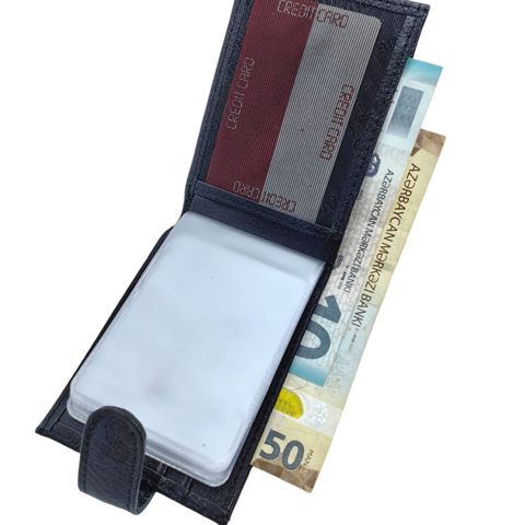 Dəri kredit kart qabı WCo_5 Qara — Bakı