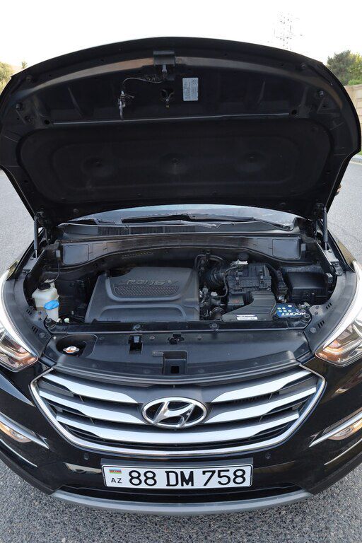 Hyundai Santa Fe, 2.0 L, 2017 il, 201 225 km 88-DM-758 — Avtomobillər, Bakı (11)