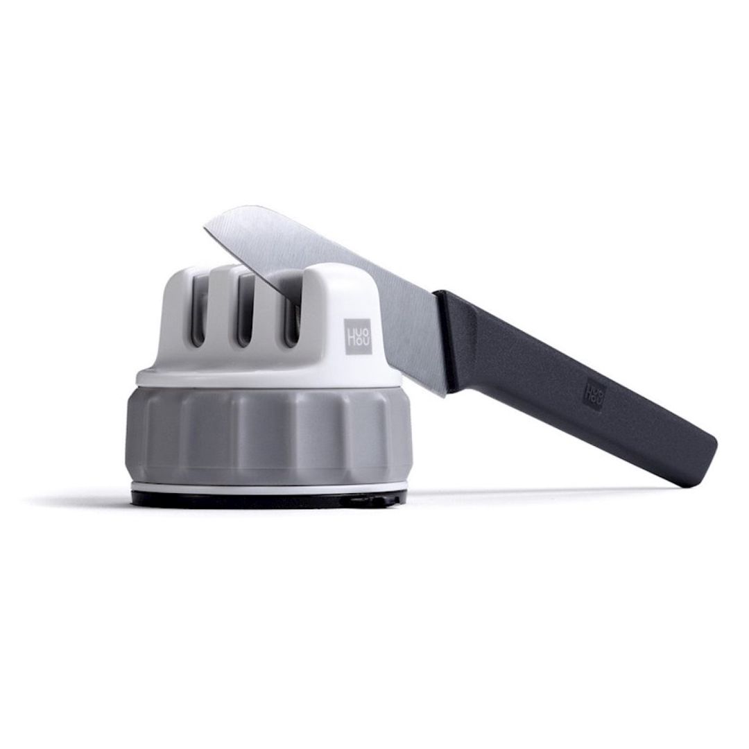Bıçaq itiləyən Xiaomi Huo Hou Mini Sharpener (HU0066), plastik/paslanmayan polad, 73x73x61 sm, 105 q, ağ — Ev texnikası, Bakı (3)