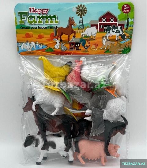 Happy farm heyvanlar oyuncağı — 10 ₼ · Bakı · Oyuncaqlar Happy farm heyvanlar oyuncağı — Bakı