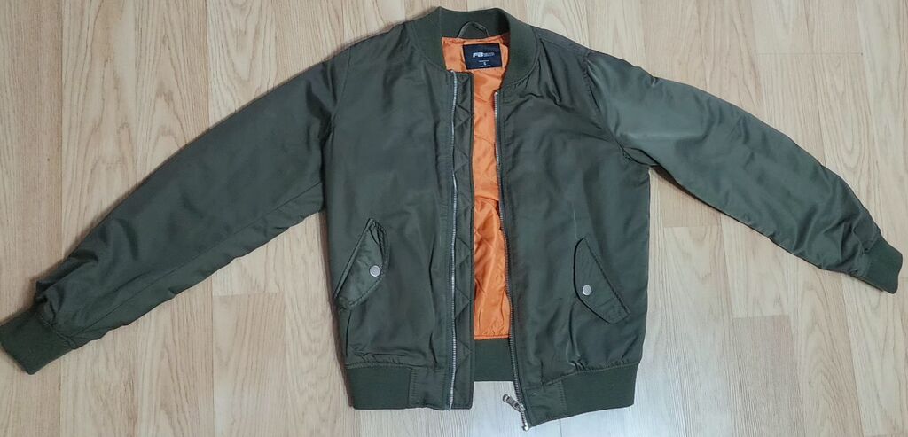 Unisex bomber gödəkçə – - Rəng: xaki (zeytun yaşıl) - Daxili: parlaq — Kurtkalar, Bakı (3)