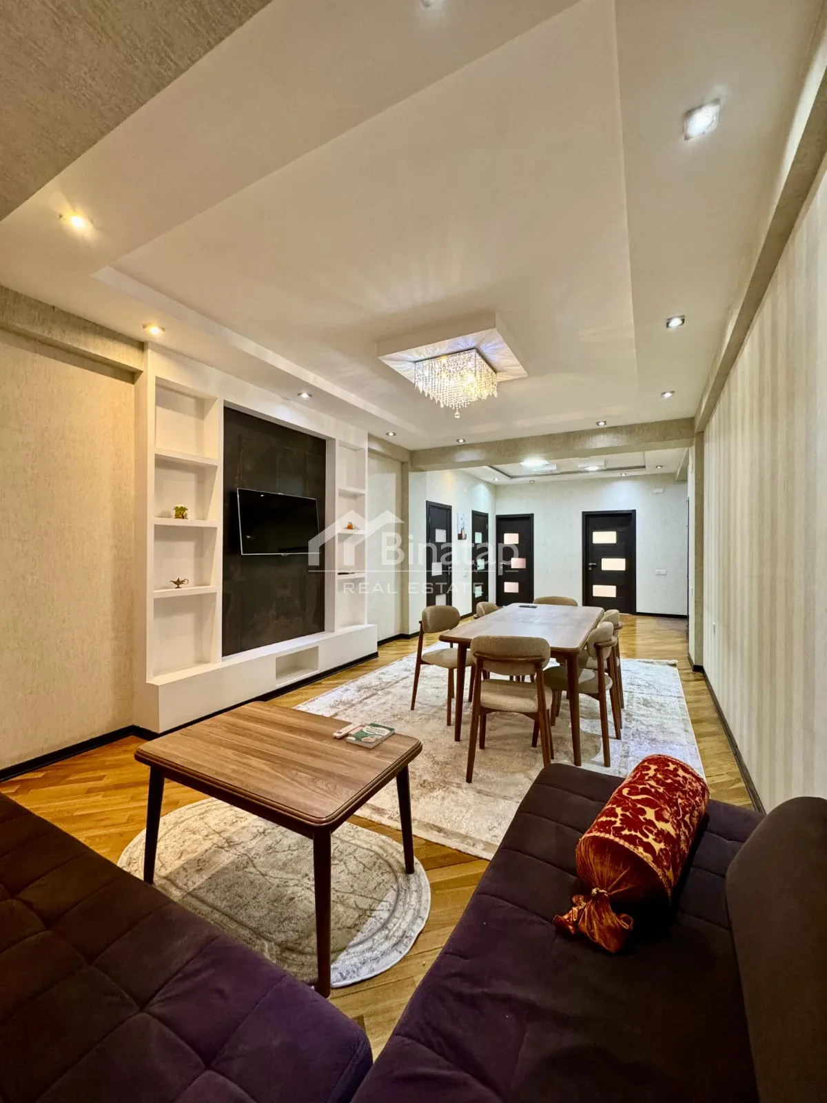 İcarəyə verilir 3 otaqlı yeni tikili 120 m², İnşaatçılar metrosu, Yasamal rayonu — Mənzil, Bakı (2)