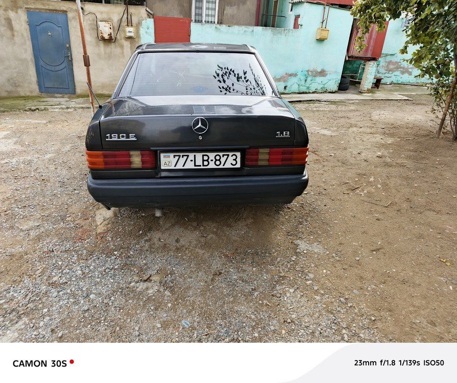 Mercedes 190, 2.0 L, 1991 il, 200 000 km 77-LB-873 — Avtomobillər, Bakı (2)