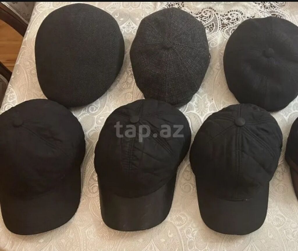 Kişi papaqları dəsti Satılır müxtəlif üslublu kişi baş geyimləri — Baş geyimi, Bakı (2)