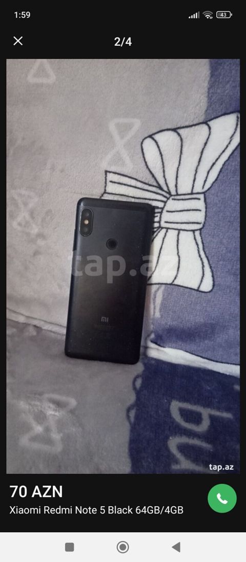 Xiaomi 64 GB, rəng - Qara, İki sim kartlı — Bakı
