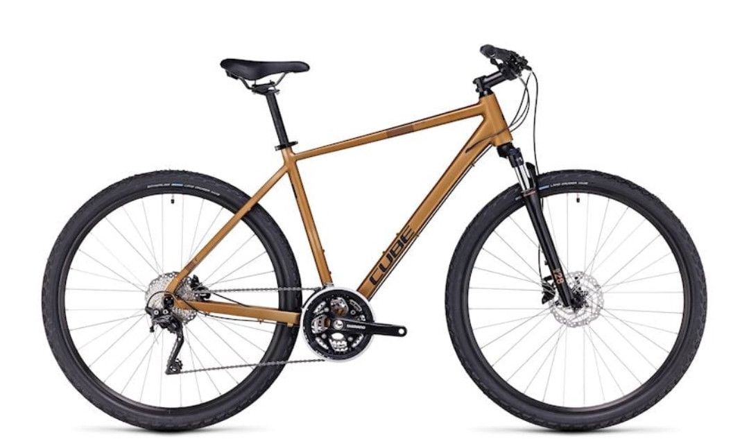 Şəhər velosipedi Cube Nature Pro 2TKR_3227, 28", ölçü XS, Gold/Black — Velosipedlər, Bakı (2)