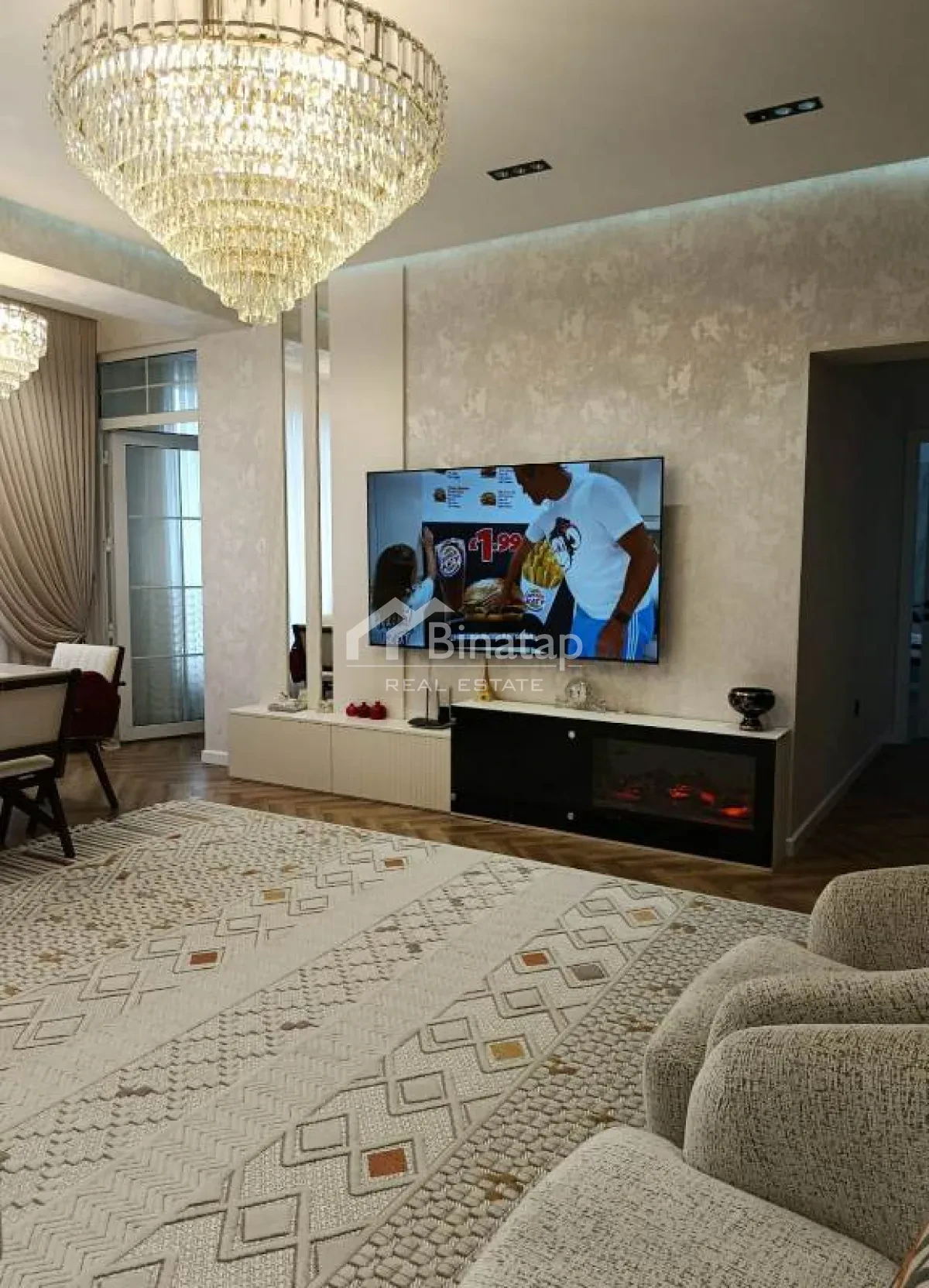 Satılır 3 otaqlı yeni tikili 120 m², İnşaatçılar metrosu, Yasamal rayonu — Mənzil, Bakı (5)