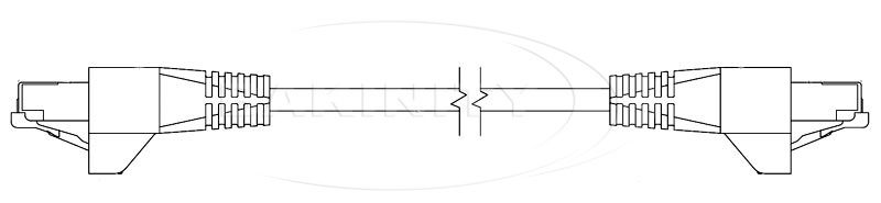 Lan kabel Hyperline FTP Cat6 1m gray — Kabelləri, adapterlər və keçidçilər, Bakı (2)