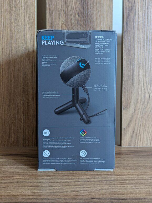 Logitech G Yeti Orb Condenser RGB Gaming Mic — Səs texnikası, Bakı (2)