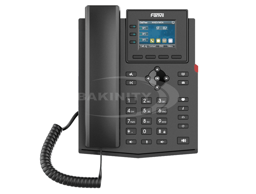 IP-telefon Fanvil X303P — IP telefon sistemləri, Bakı (2)