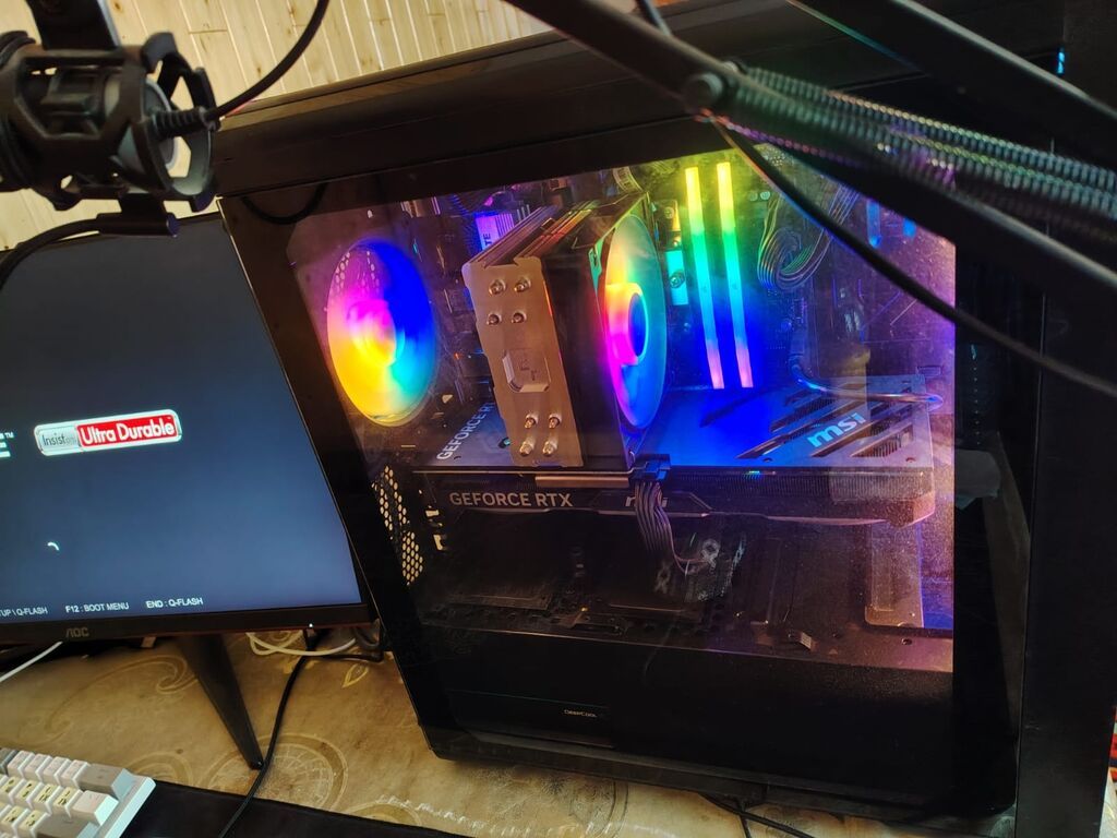 Rtx4070 ile PC I5-14400f B760 Ddr5 32gb 6000hz Ssd 1tb Rtx4070 12gb — Masaüstü kompüterlər, Ağdaş (2)