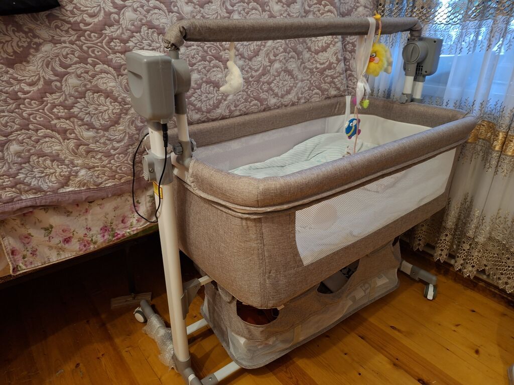 Oğlan və qız üçün, İşlənmiş, Dördbucaq, Beşik, Dəst ilə, Matras ilə, Yellənmə mexanizmi ilə — Bəşikləri, Bakı