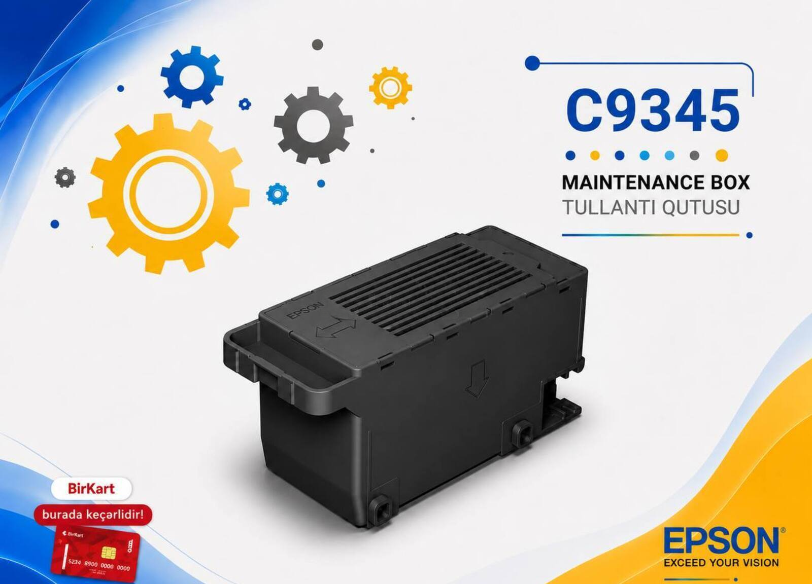 Xidmət qutusu Epson C9345 Epson C9345 xidməti qutusu — Bakı