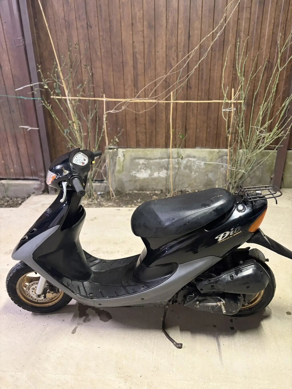 Honda Dio skuter - Rəng: qara-boz - Kuzov: kompakt gövdə, alçaq — Mopedlər və skuterlər, Bakı