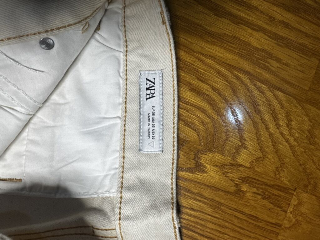 Bol kəsim Şalvar, Zara, rəng - Ağ — Şalvar, Bakı (2)