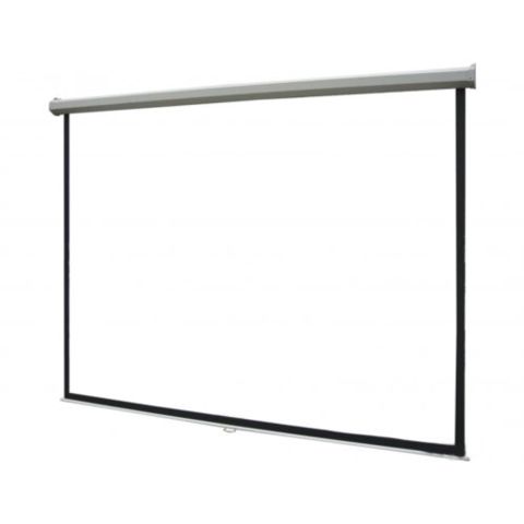 Proyeksiya ekranı Cyber Electrical Screen (160 x120 )400x300sm, (Tubular Motor) White matt 3D E200D — Almal — Interactive panels and LED screens