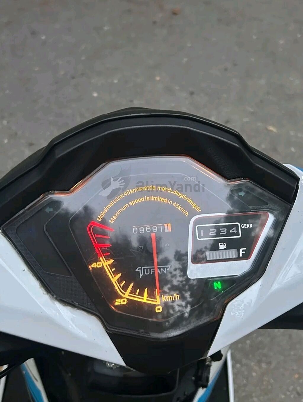 Model: s50 (Jufan) Cub tipli motosiklet Rəng: ağ-qara-mavi a — Avto, Bakı (4)